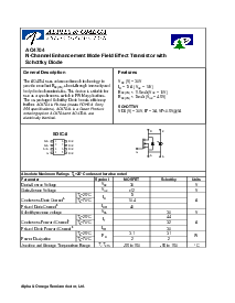浏览型号AO4703的Datasheet PDF文件第1页