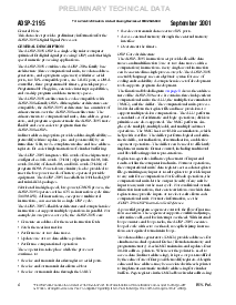 浏览型号ADSP-2195的Datasheet PDF文件第4页