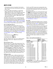 浏览型号ADSP-2191M的Datasheet PDF文件第6页
