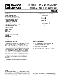 浏览型号ADG859的Datasheet PDF文件第1页