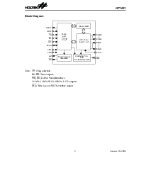 浏览型号HT1621的Datasheet PDF文件第2页