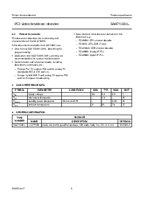 浏览型号SAA7130HL的Datasheet PDF文件第6页