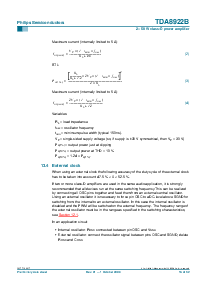 浏览型号TDA8922BTH的Datasheet PDF文件第16页