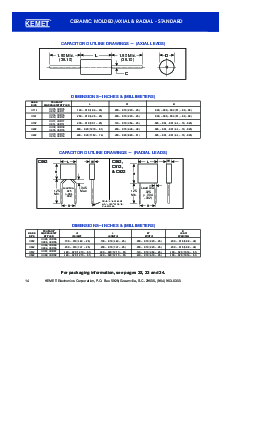 浏览型号C114C102D1G5CA的Datasheet PDF文件第14页