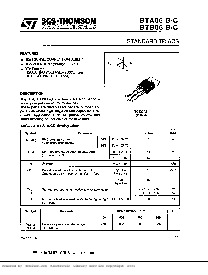 浏览型号BTA06-400B的Datasheet PDF文件第1页