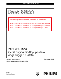 浏览型号74HC574N的Datasheet PDF文件第1页