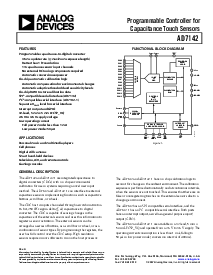 浏览型号AD7142-1的Datasheet PDF文件第1页