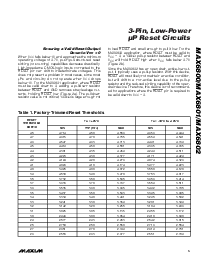 浏览型号MAX6800UR46D3-T的Datasheet PDF文件第5页