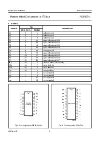 浏览型号PCF8574TS的Datasheet PDF文件第5页