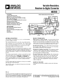 浏览型号AD2S83IP的Datasheet PDF文件第1页