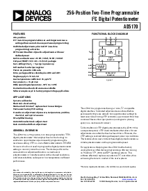 浏览型号AD5170BRM2.5的Datasheet PDF文件第1页