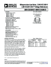 浏览型号ADR421BR-Reel7的Datasheet PDF文件第1页