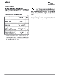 浏览型号ADS1601IPFBT的Datasheet PDF文件第2页