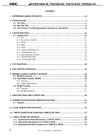 浏览型号UPD703102AGJ-33的Datasheet PDF文件第8页