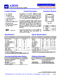浏览型号AH201的Datasheet PDF文件第1页