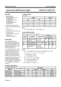 浏览型号74AHC132D的Datasheet PDF文件第2页