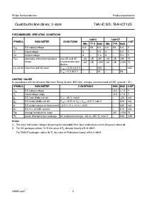 浏览型号74AHC125的Datasheet PDF文件第5页