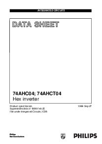 浏览型号74AHC04D的Datasheet PDF文件第1页
