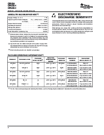 浏览型号OPA2354AIDGKR的Datasheet PDF文件第2页