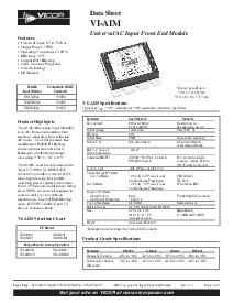 浏览型号VI-AIM-I1的Datasheet PDF文件第1页