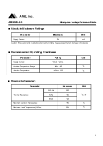浏览型号AME385BEASL的Datasheet PDF文件第5页