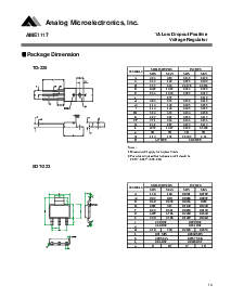 浏览型号AME1117CCGT的Datasheet PDF文件第13页