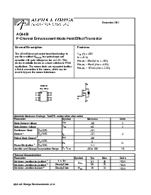 浏览型号AO4403的Datasheet PDF文件第1页