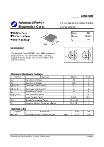 浏览型号AP9936M的Datasheet PDF文件第1页