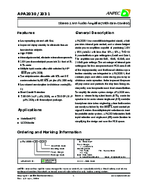 浏览型号APA2030的Datasheet PDF文件第1页