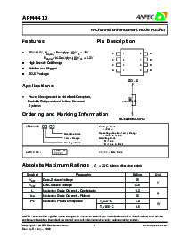 浏览型号APM4410KC-TU的Datasheet PDF文件第1页