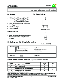 浏览型号APM2300A的Datasheet PDF文件第1页