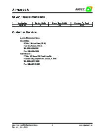 浏览型号APM2300A的Datasheet PDF文件第9页