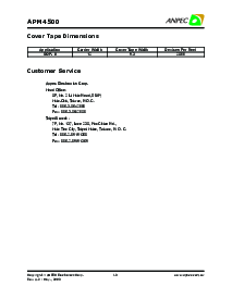 浏览型号APM4500KC-TR的Datasheet PDF文件第13页