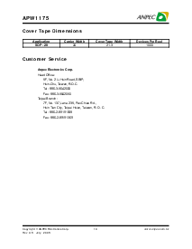 浏览型号APW1175KC-TR的Datasheet PDF文件第10页