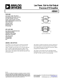 浏览型号AD8641ARZ-Reel7的Datasheet PDF文件第1页