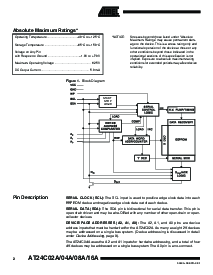 浏览型号AT24C04A-10TE-2.7的Datasheet PDF文件第2页