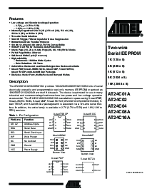 浏览型号AT24C08的Datasheet PDF文件第1页