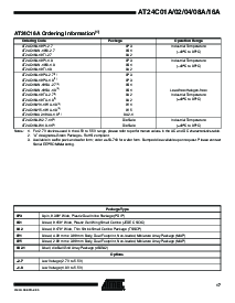 浏览型号AT24C08-10PC的Datasheet PDF文件第17页