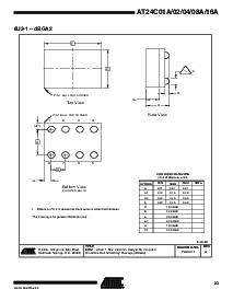 浏览型号AT24C08-10PC-1.8的Datasheet PDF文件第23页