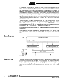 浏览型号AT45DB321B的Datasheet PDF文件第2页
