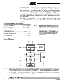 浏览型号AT93C46-10PI-2.7的Datasheet PDF文件第2页