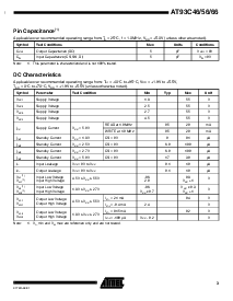 浏览型号AT93C46-10PI-2.7的Datasheet PDF文件第3页