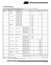 浏览型号AT93C46-10PI-2.7的Datasheet PDF文件第4页