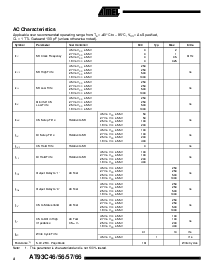 浏览型号AT93C46-10PI-1.8的Datasheet PDF文件第4页