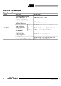 浏览型号AT91FR4042-CI的Datasheet PDF文件第8页