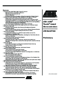 浏览型号AT91SAM7S32-AI的Datasheet PDF文件第1页