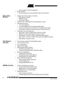 浏览型号AT91RM9200-CI-002的Datasheet PDF文件第6页