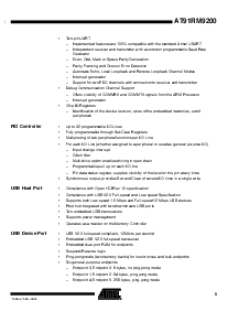 浏览型号AT91RM9200-CI-002的Datasheet PDF文件第9页