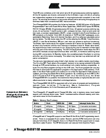 浏览型号ATmega88V-10AI的Datasheet PDF文件第4页