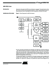 浏览型号ATmega88-20MI的Datasheet PDF文件第7页